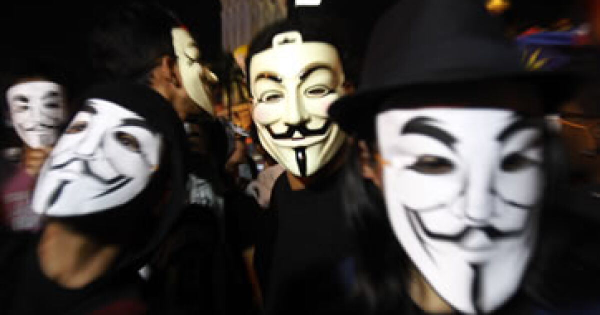 Anonymous protesta en México por el Papa