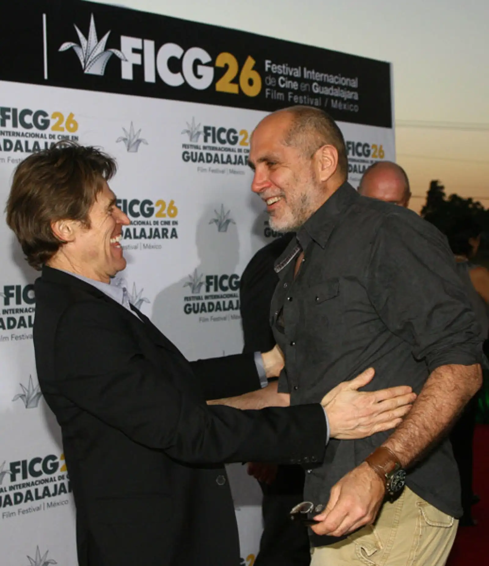 Willem Dafoe y Guillermo Arriaga
