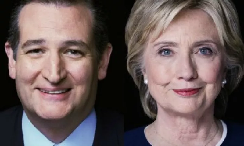 Cruz y Clinton adelantan a sus contrincantes en la primera prueba rumbo a la elección de noviembre (Foto: Nigel Parry para CNN)