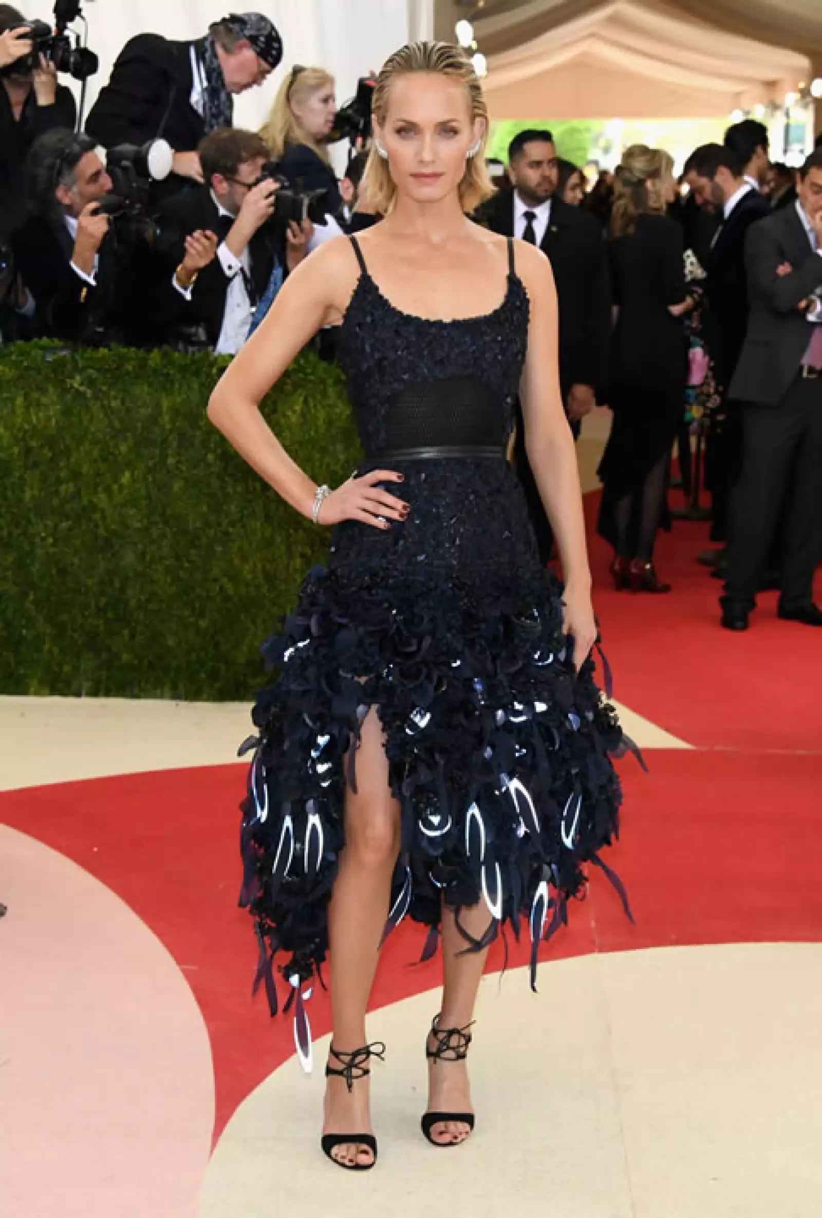 Amber Valetta en H&M.