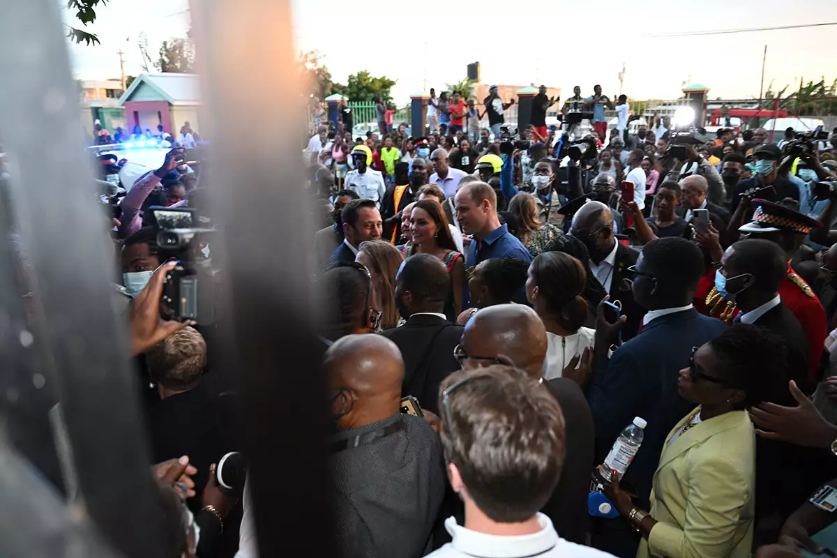 Catherine Duchess of Cambridge and Prince William Royal visit to the Caribbean - 22 Mar 2022