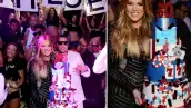 El viernes por la noche la socialité y su novio French Montana llegaron al restaurante TAO de la Ciudad del juego para seguir festejando sus 30 años. Sus hermanas brillaron por su ausencia.