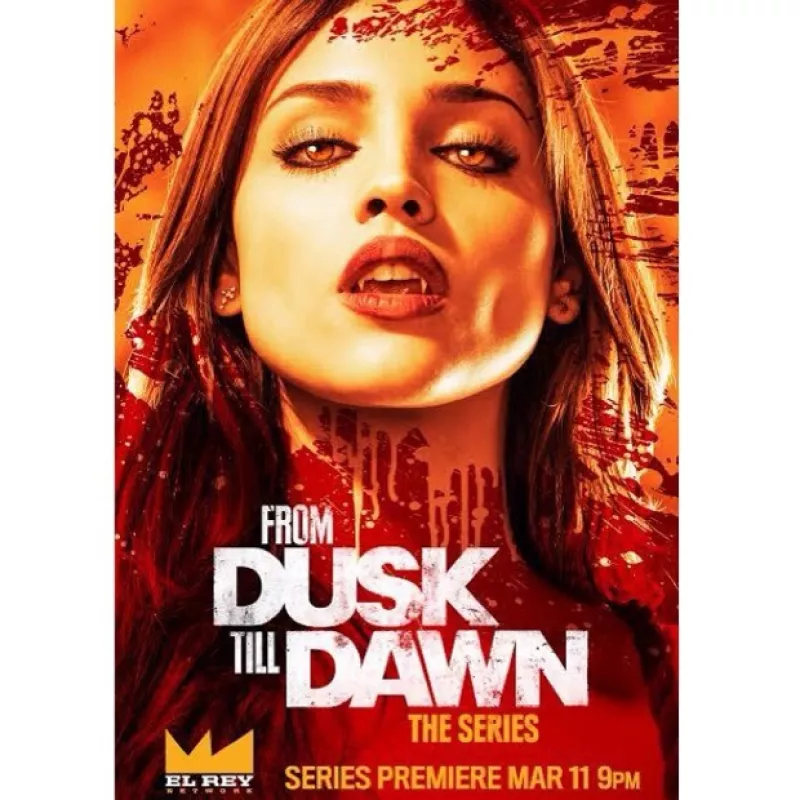 La actriz dio a conocer un adelanto de "From Dusk Till Dawn: The Series" en donde interpreta el papel que en su tiempo tuvo Salma Hayek en el filme.