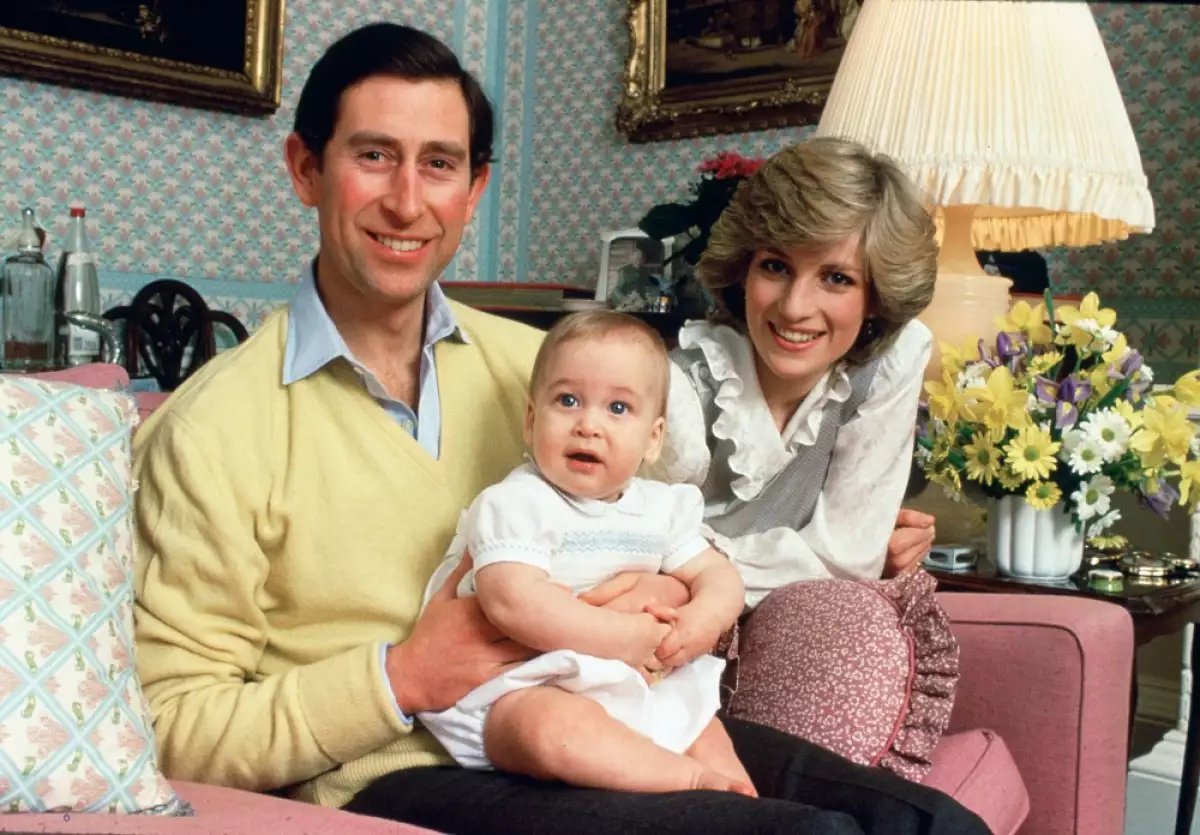 Príncipe Carlos, Lady Di y el príncipe William