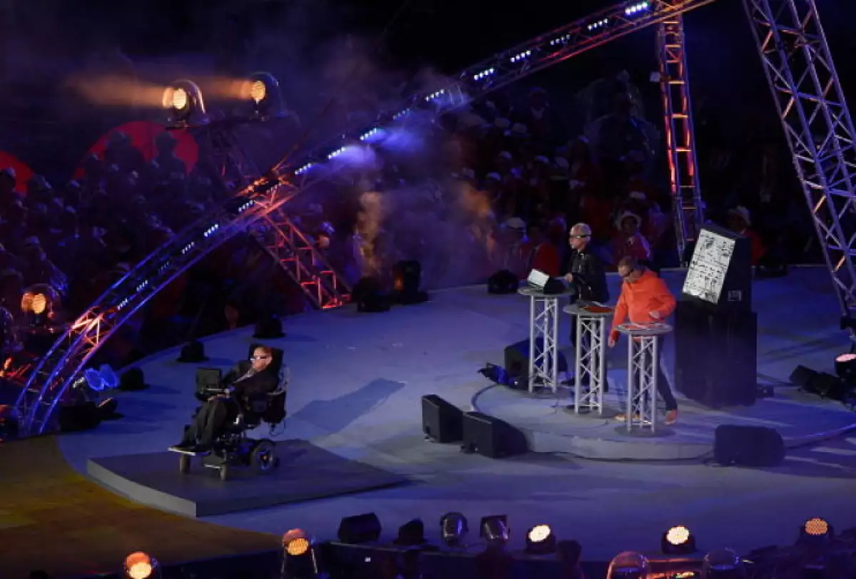 Stephen Hawking Londres 2012