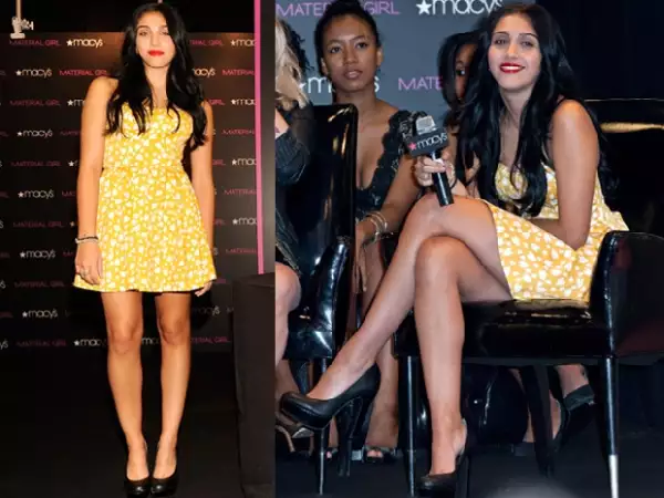 Lourdes María ha estado muy pendiente de Material Girl, la línea de ropa en la que ella es una de las diseñadoras.