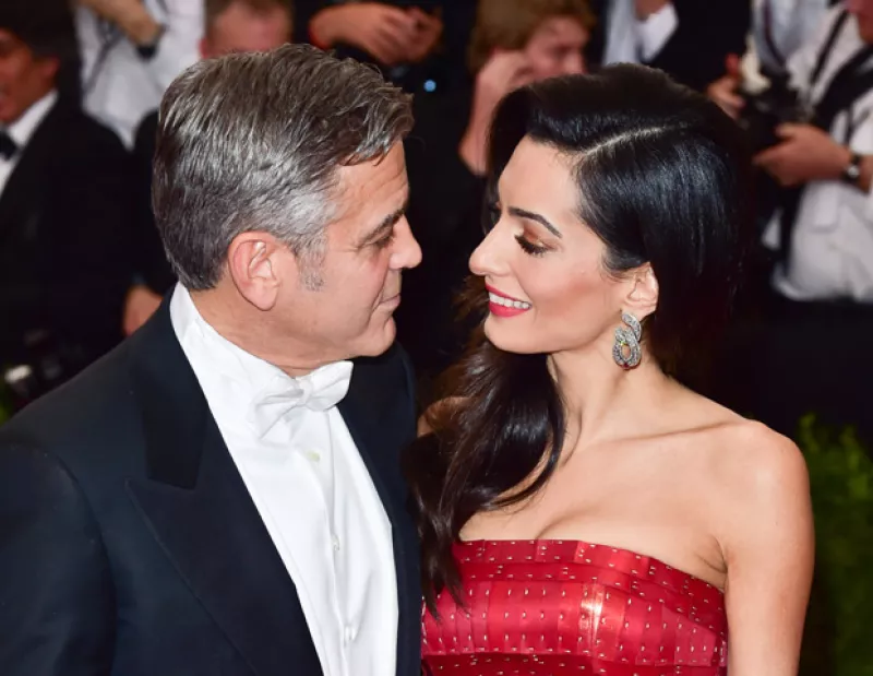 George y Amal Clooney