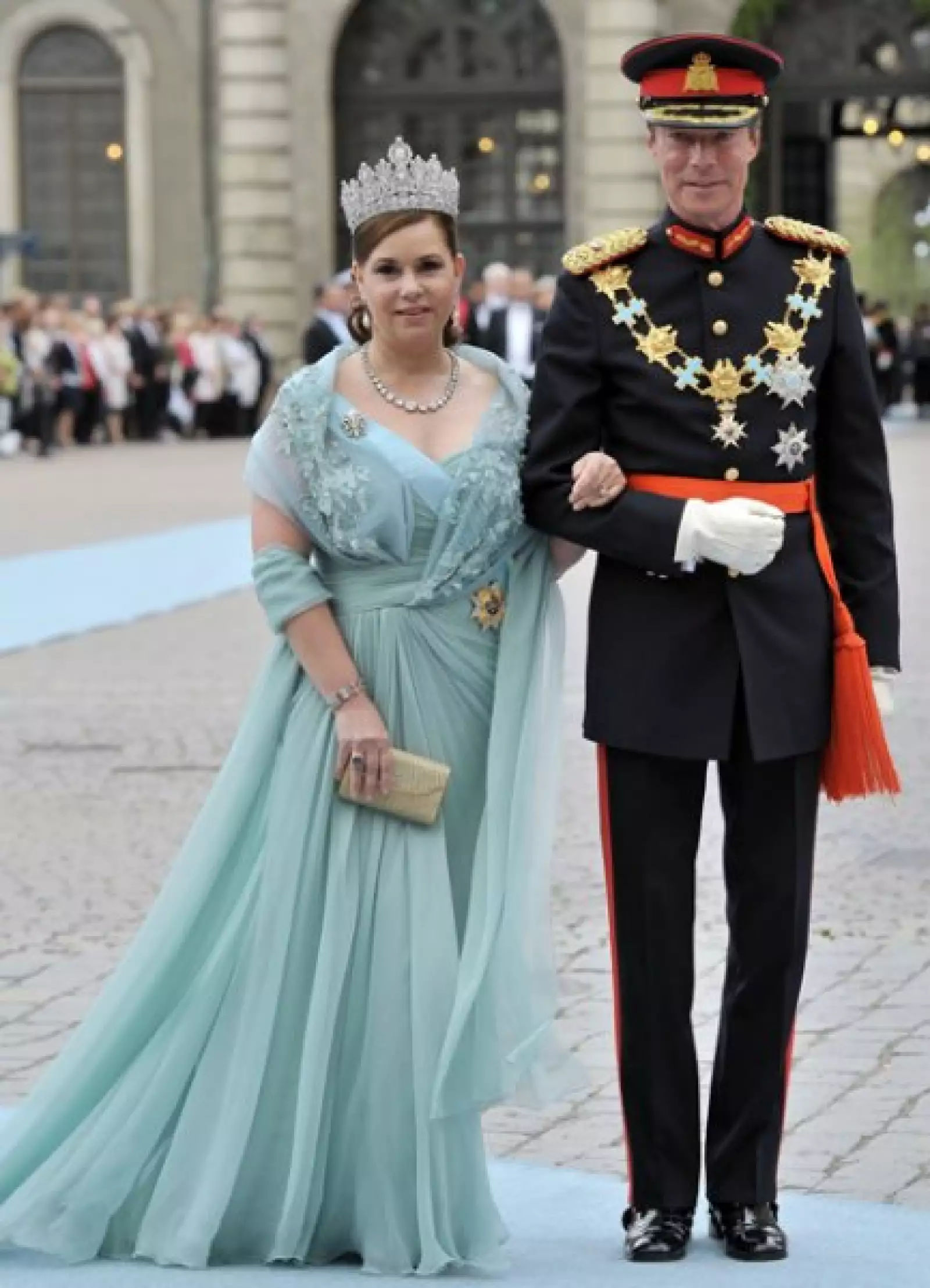 El Gran Duque Henri de Luxemburgo y la Gran Duquesa Maria Teresa de Luxemburgo.