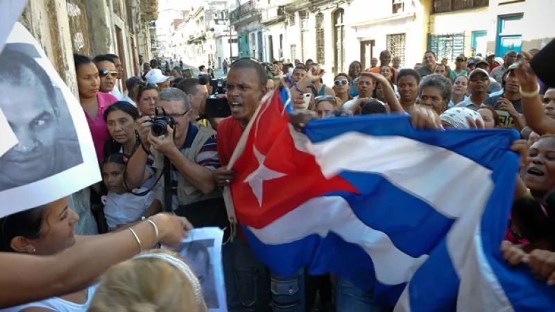 Cuba - protestas en La Habana