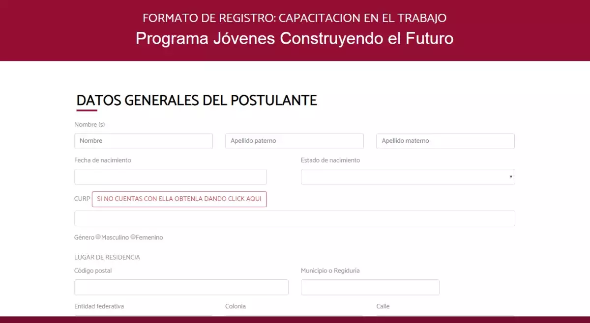 Capacitación jóvenes