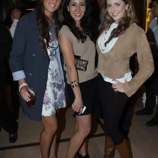 María Alloza, Ana Gaby Vázquez y Coco Osio