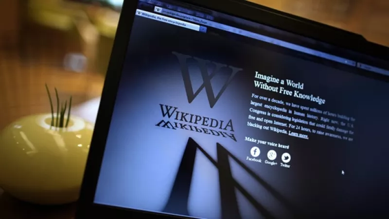 Wikipedia PIPA SOPA protesta