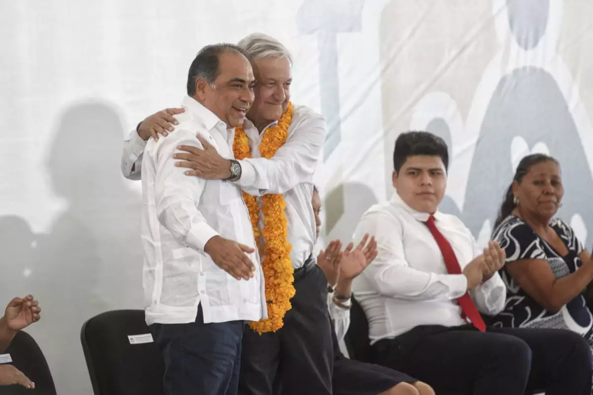AMLO y Héctor Astudillo