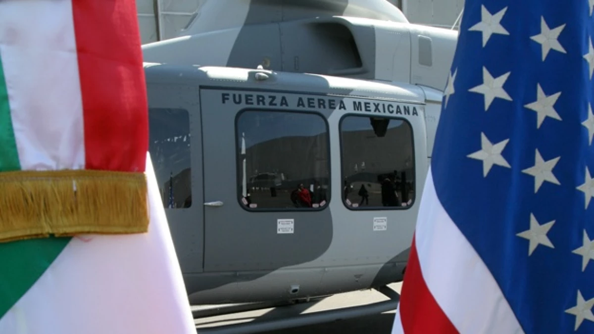 helicoptero dado por el plan Mérida
