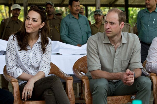 Kate Middleton y el príncipe William 