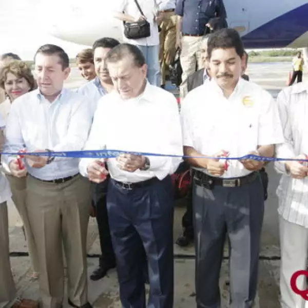 Ernesto Ruíz, Zeferino Torreblanca, Miguel Alemán Velázco, Silvano Blanco, Miguel Alemán Magnani