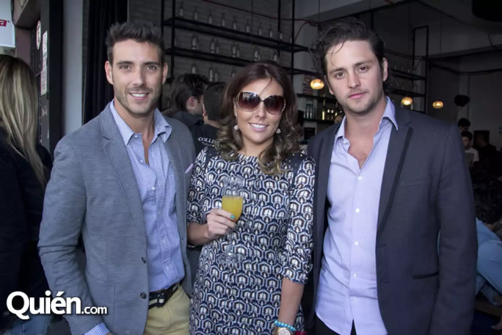 Mauricio Díaz Roura,Esperanza Villarreal y Christopher Uckerman