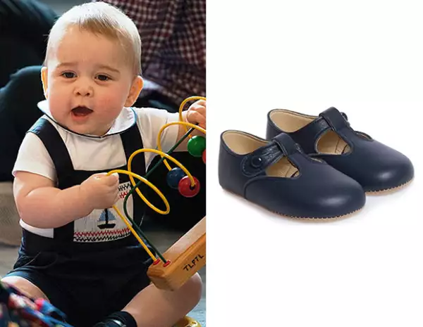El outift del príncipe George se agotó horas después de que salieron imágenes del bebé. / Los zapatos Alex de Early Days.