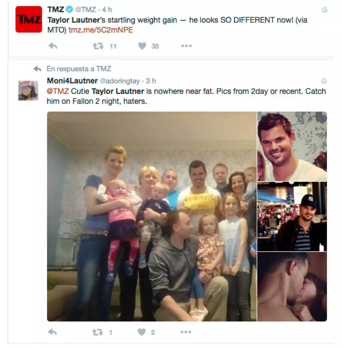 La teoría del sobrepeso de Taylor aumentó todavía más con la nota de TMZ.