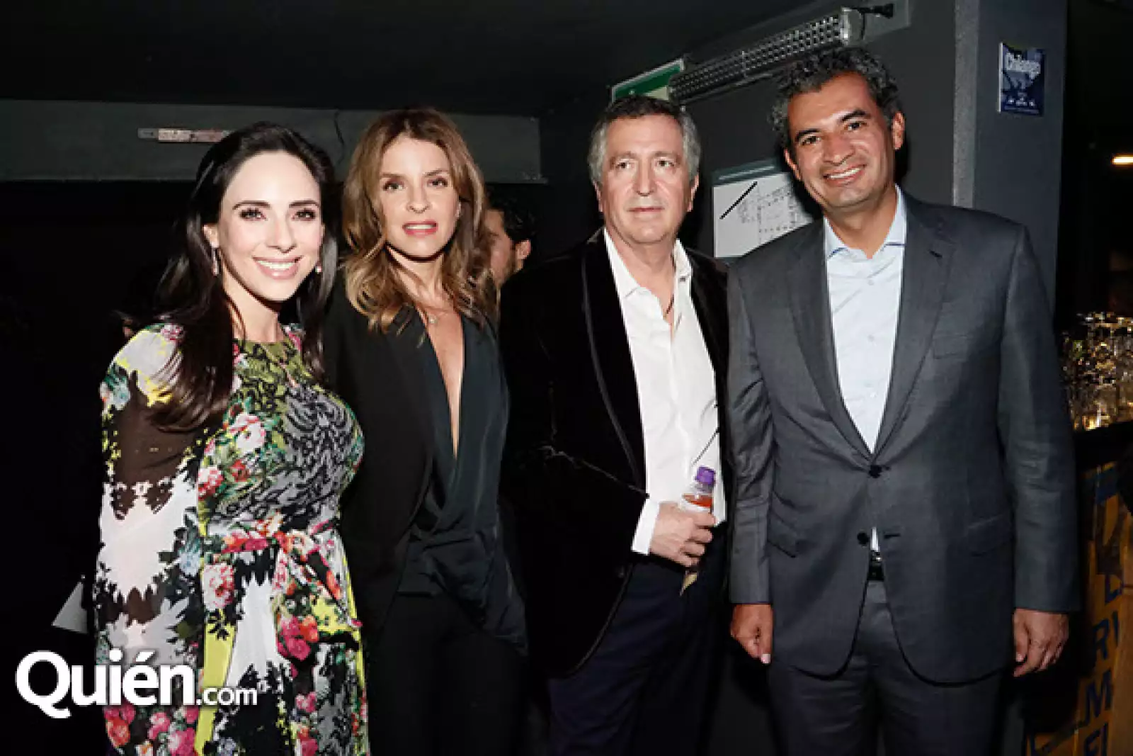 Greta Rojas, Rossana Lerdo de Tejada, Jorge Vergara y Enrique Rocha