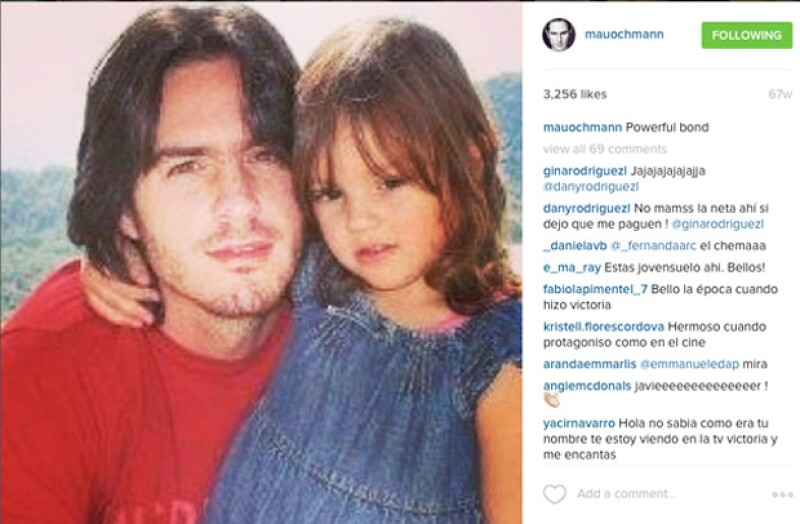 Desde siempre, Mauricio ha presumido a su hija en sus redes sociales.
