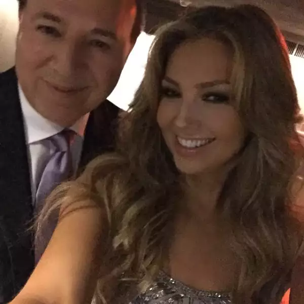Tommy Mottola también acompañó a su esposa al evento.