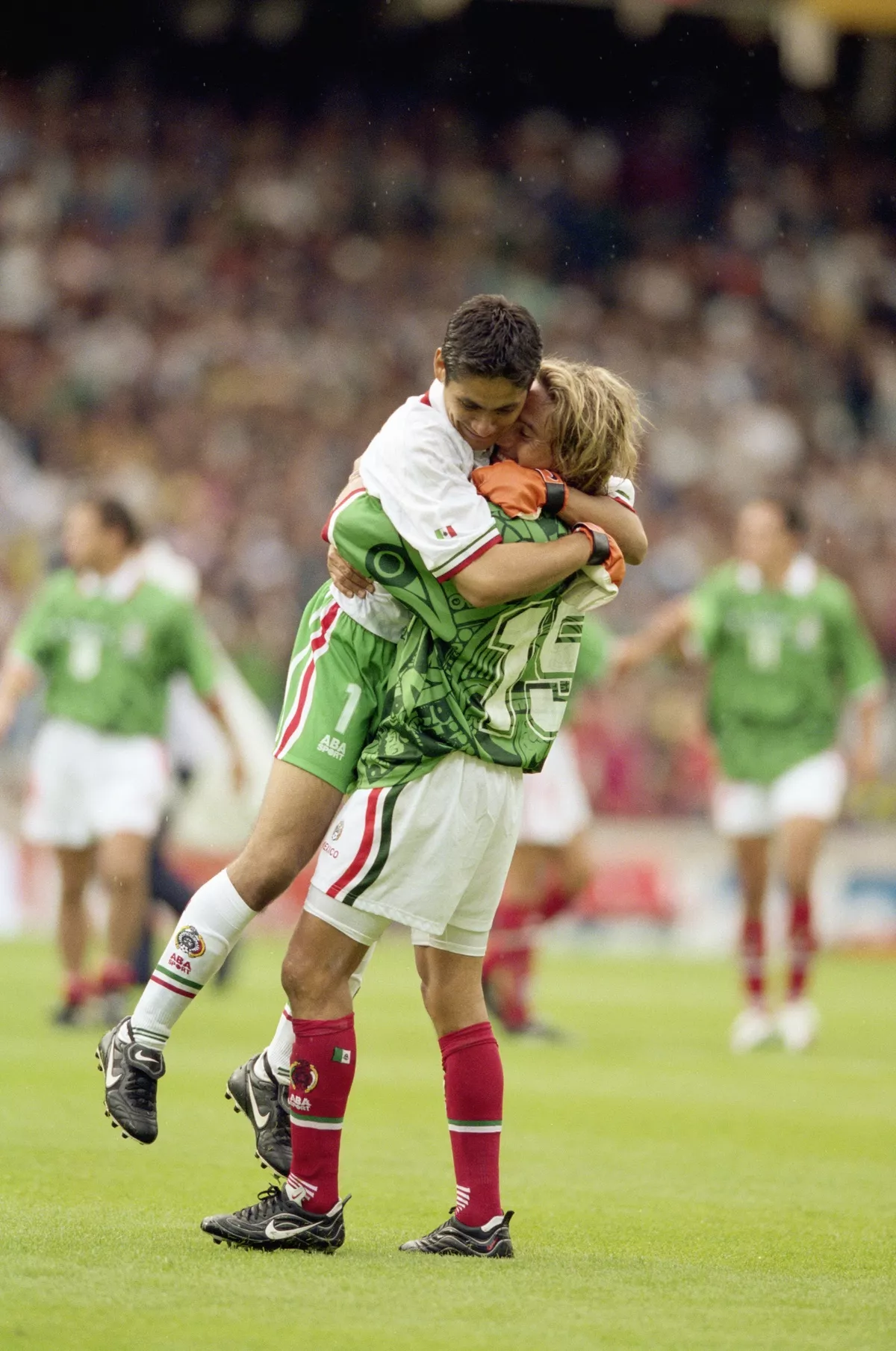 Jorge Campos and  Luis Hernandez