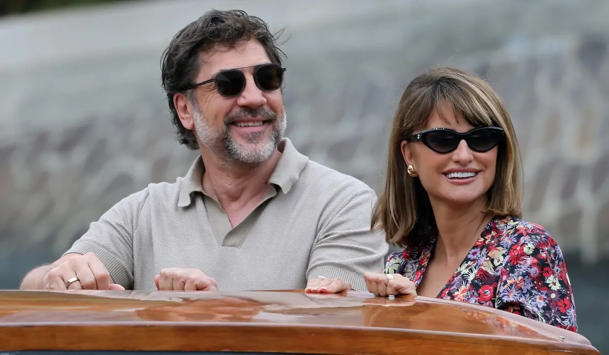 Javier Bardem y Penélope Cruz en Vencia.