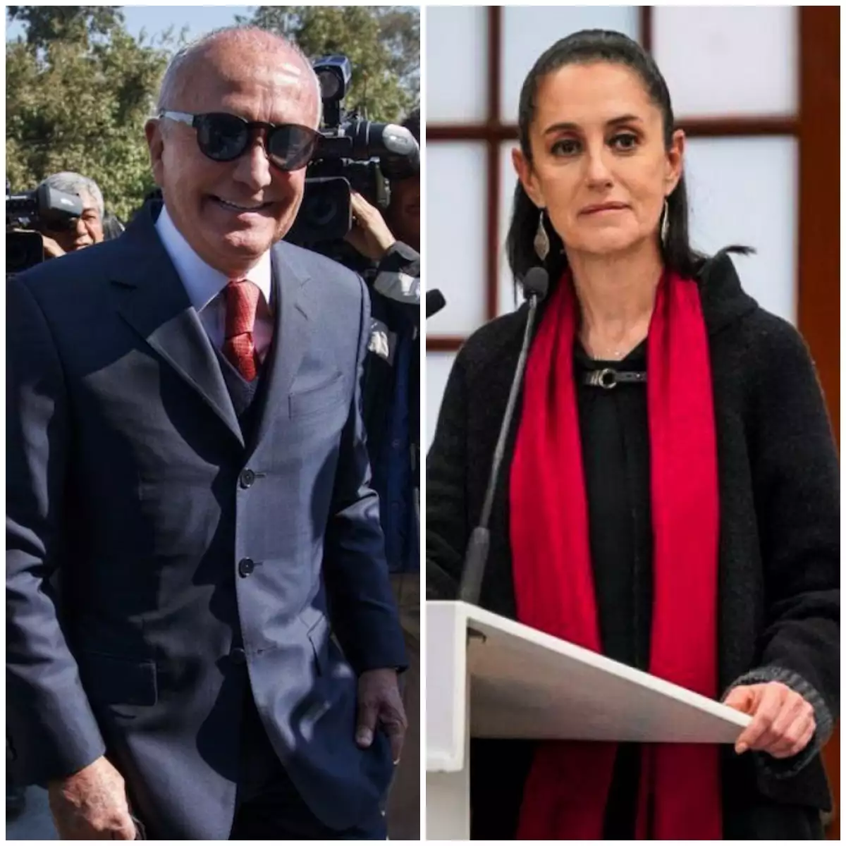 Pedro Ferriz de Con y Claudia Sheinbaum