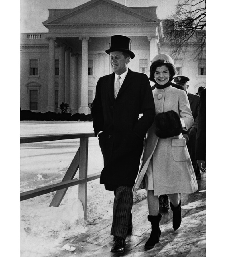 Esta es una de las escasas fotos que existen del ex presidente utilizando sombrero.