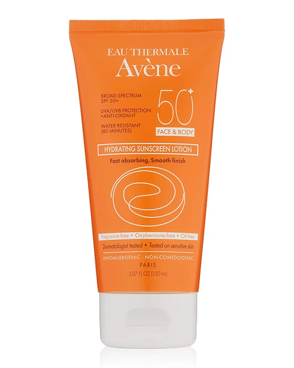 Eau Thermale Avène SPF 50 Plus Hydrating Sunscreen Lotion