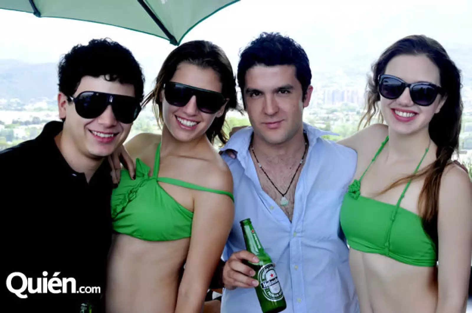 Rubén Pedroza, Sarah Aviñega, Rodrigo Almaráz y Florence Halifax