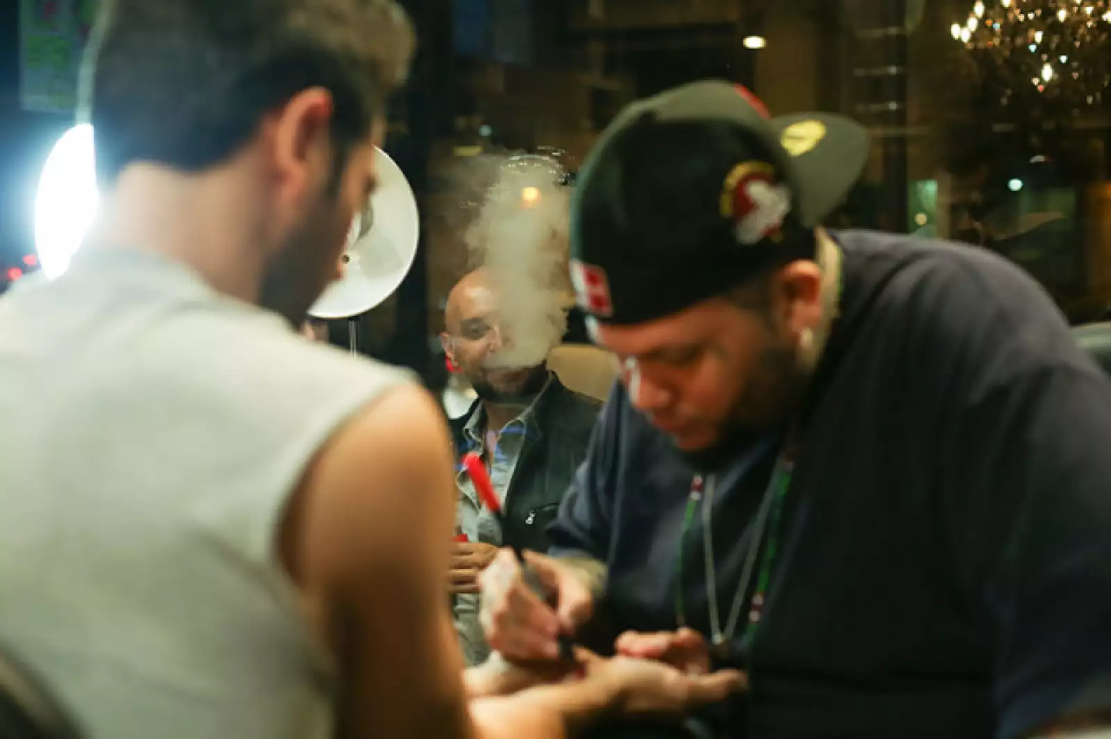 Santiago Díaz, Enrique Banhumea y Baby Face