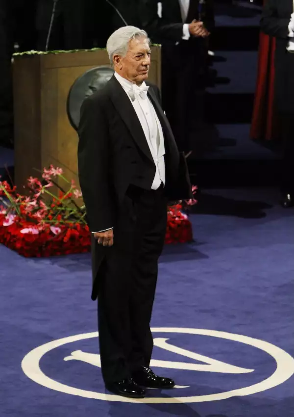 El escritor peruano Mario Vargas Llosa