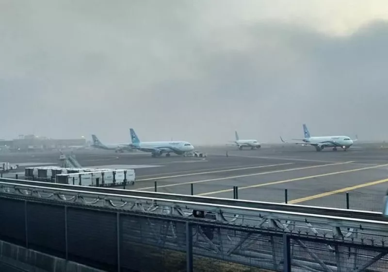 Pista del Aeropuerto Internacional de la Ciudad de México