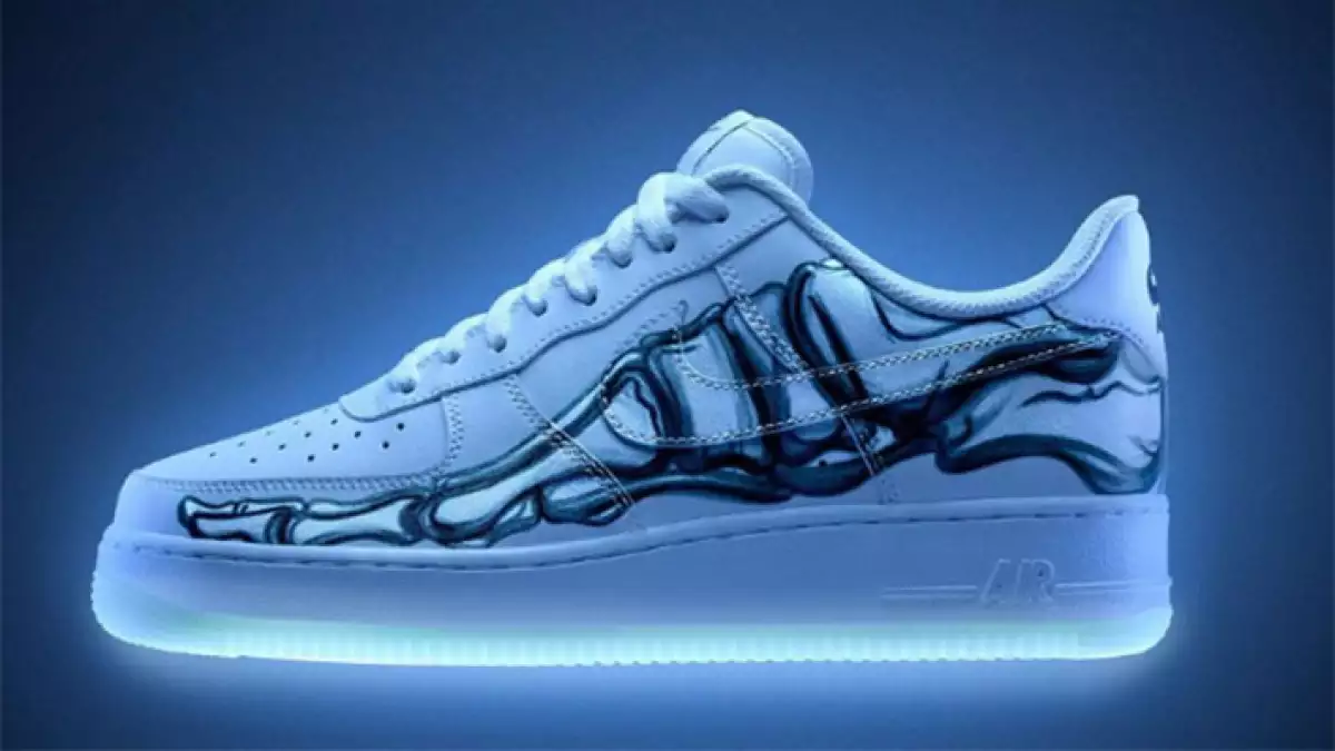 tenis nike air force one dia de muertos