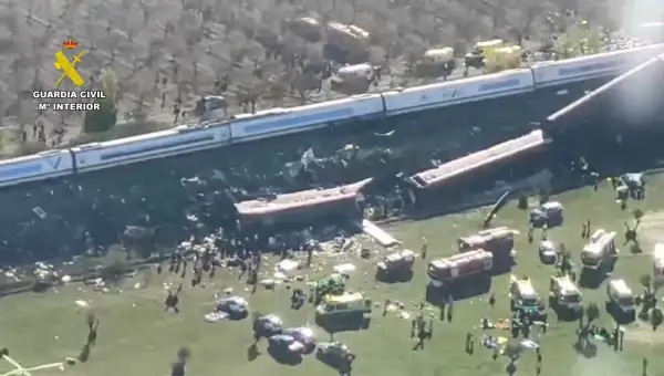 Accidente de trenes en España