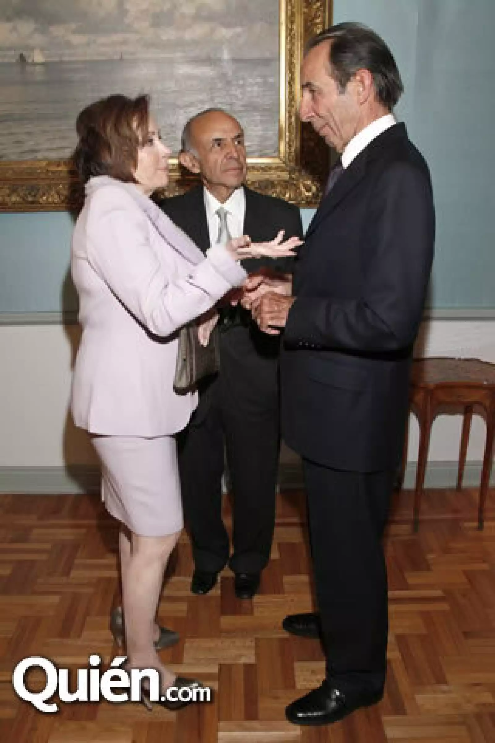 María Luisa y Clemente Serna y Manuel Arango