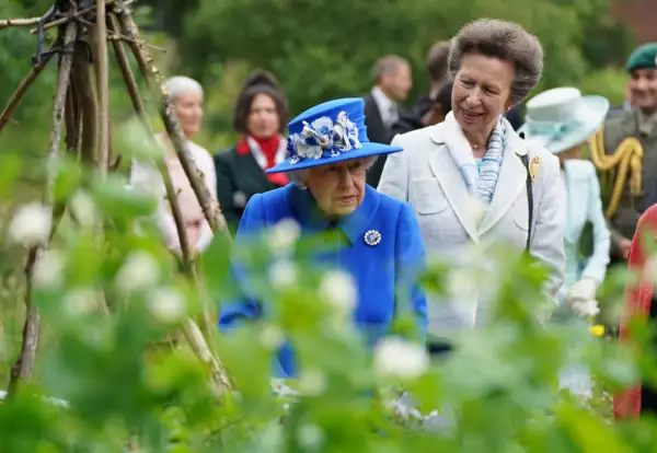 The Queen And The Princess Royal Visit The Childrens Wood, Glasgow