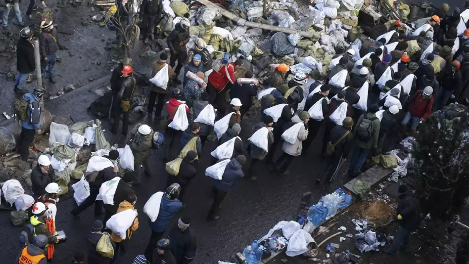 Protestas contra el gobierno en Ucrania