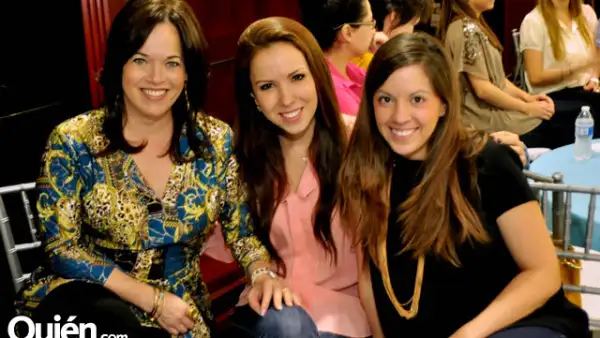 Flora Gutiérrez de Rodríguez, Judy Elizondo González y Lorena Belden de Weber