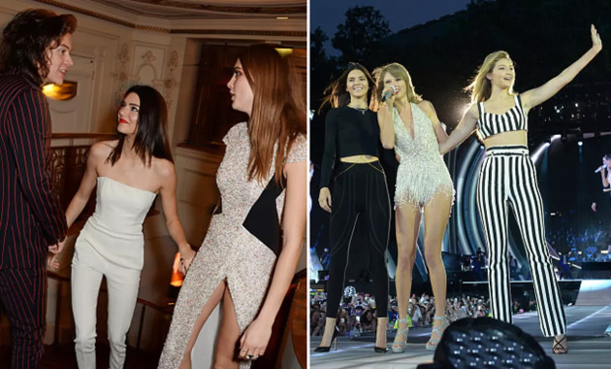 El cantante también tuvo romance con Cara y Taylor, ambas amigas de Kendall.