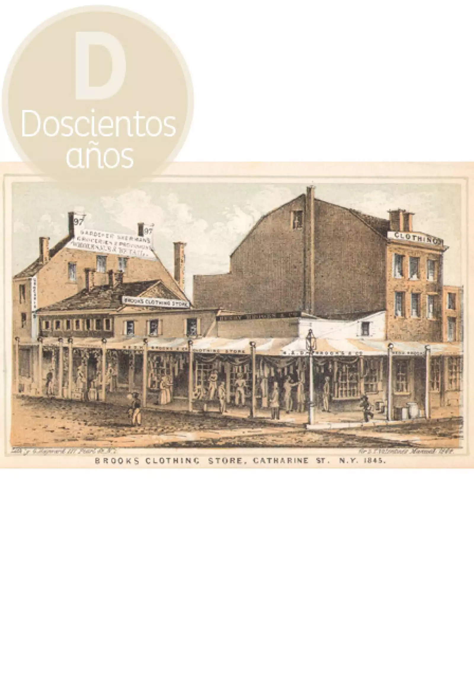 Brooks Brothers es una marca de tradición desde hace más de doscientos años. Fue fundada en 1818 en Nueva York bajo el principio de confeccionar y vender mercancía de la más alta calidad.