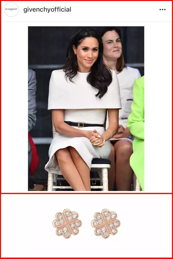 El look de Meghan Markle (Cortesía de las marcas)