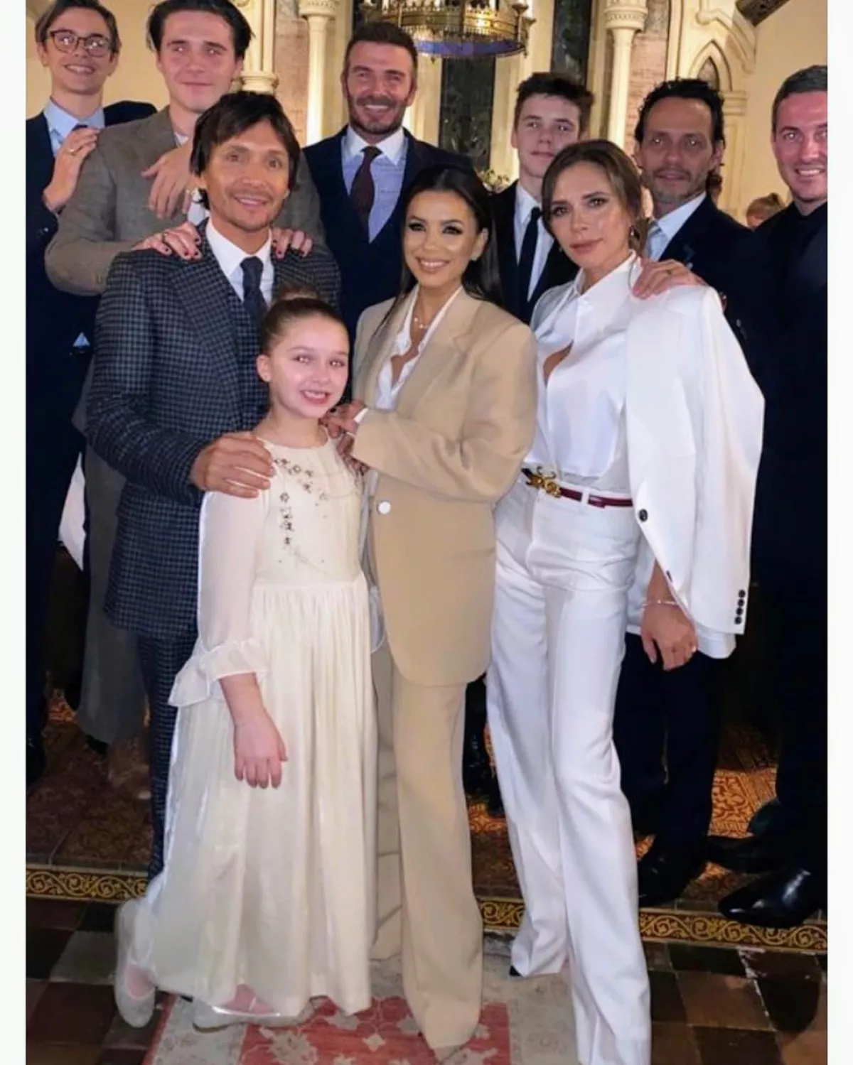 Bautizo Harper y Cruz Beckham