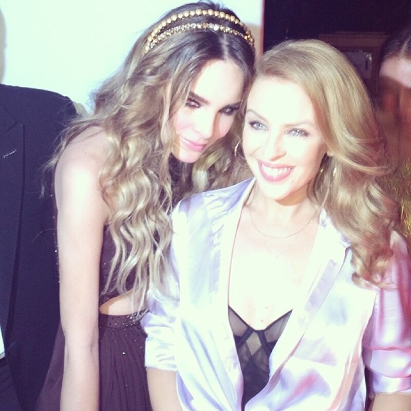 Belinda dio a conocer su encuentro con la guapa australiana de 45 años.
