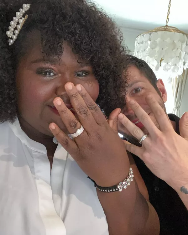 Gabourey Sidibe, estrella de 'Precious' se casó, aquí las románticas fotos