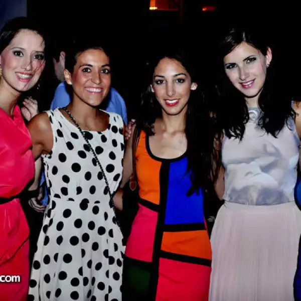 Gaby Lozano, Alejandra Lozoya, Adriana Montemayor, Andrea González y Anahí Garza