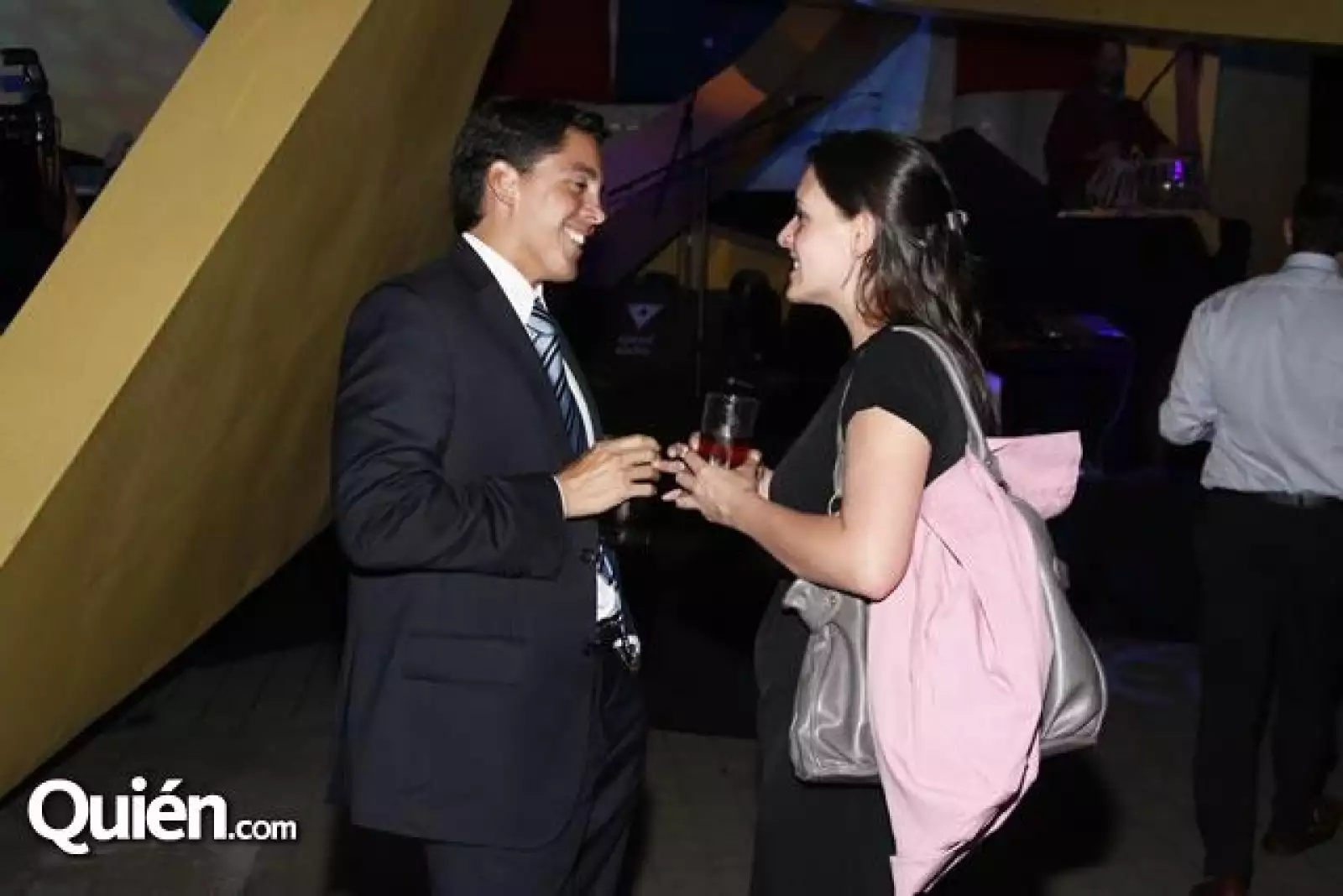 Francisco Chavarría y Mariana Webber