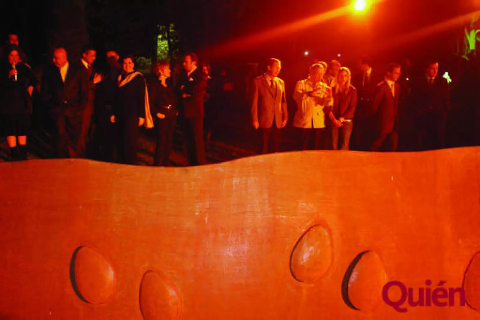 Panorama frente a la escultura "Sandía de la Cordialidad"